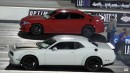 Dodge Challenger SRT Hellcat vs Redeye on Wheels