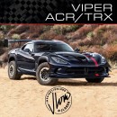 Dodge Viper ACR TRX mashup rendering by jlord8