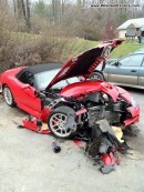 Dodge Viper Violent Crash