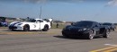 Dodge Viper GTS-R vs McLaren 12C Drag Race