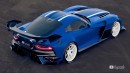 Dodge Viper Turns Sneaky V10 SRT “Monster” in rendering by hycade