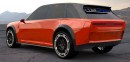 Dodge Magnum EV crossover SUV rendering by bimbledesigns for TopSpeed