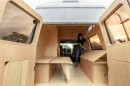 The Dodo Van is a 1993 Chevrolet Van conversion designed to be artsy and functional at the same time