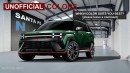 2025 Hyundai Santa Fe N rendering by AutoYa