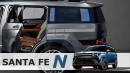 2025 Hyundai Santa Fe N rendering by AutoYa