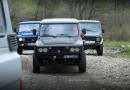 Mercedes G and ARO