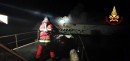 Naseem burns off the coast of Italy, sinks