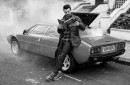 Dominic Cooper and His Ferrari