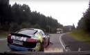 Audi R8 hit and run in Russia