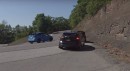 Douchebag Ford Focus RS Driver Drifts into a Ditch