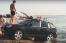 Abused Porsche Cayenne in Russia