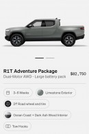 Rivian R1T Dual-Motor Large pack in the R1 Shop