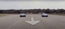 Supercar drag race