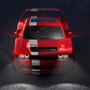 Dodge Challenger SRT Hellcat Daytona widebody rendering by moaoun_moaoun