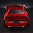 Dodge Challenger SRT Hellcat Daytona widebody rendering by moaoun_moaoun