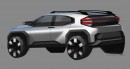 Compact EV SUV and truck by GM Design