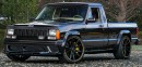 Jeep Comanche with Grand Cherokee Trackhawk power rendering by jlord8