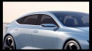 Hyundai Sonata Concept rendering by FutureAutoVisions