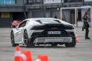 Lamborghini Huracan Evo slalom test