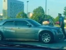 Chrysler 300C being driven recklessly in Maryland parking lot