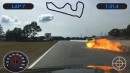 Driver Narrowly Escapes Death After GT350 Burst into Flames, Loses Brakes