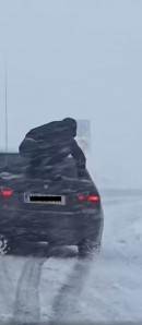 BMW 3 Series in the Snow