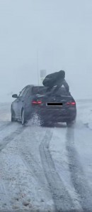 BMW 3 Series in the Snow