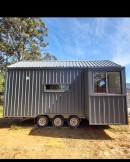 Tiny House With Cedar and Colorbound Cladding