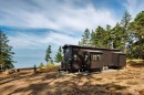 This tiny uses dual slide-outs to create a real home-like space, but on wheels