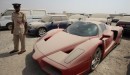 Abandoned Ferrari Enzo in Dubai