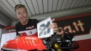 Troy Bayliss and his racing number