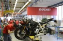 Ducati assembly line