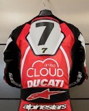 Suit worn by Ducati World Superbike pilot Chaz Davies 