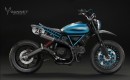 Gannet Tracker Ducati Scrambler Blue