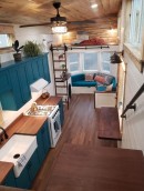 Tiny home on wheels kitchen