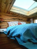 Tiny home on wheels bedroom