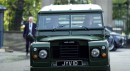 Duke and Duchess of Cambridge in Land Rover
