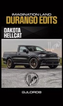 Dodge Dakota Hellcat V8 rendering by jlord8