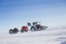 Dutch Actress Successfully Ends Journey to South Pole with a Tractor