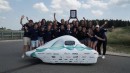A student team has set new world record for greatest distance covered by a hydrogen-powered car without refueling