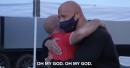 Dwayne Johnson plays Dwanta for former manager, gifts him a brand new Ford F-150
