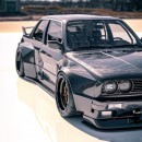 E30 BMW M3 "Black Bruiser" Rendering Has the Necessary Widebody Muscle