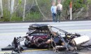 Carbon McCoy Story on Wrecked Ferrari Enzo