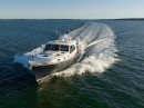 Eastbay 60 Downeaster Motor Yacht Sea Trial Running