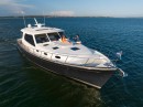 Eastbay 60 Downeaster Motor Yacht Front Profile