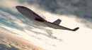 Eather One airplane concept is fully-electric, uses air friction to power up the motors