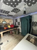 The Happy Dreamer module from Ebicos turns any work van into a camper for two
