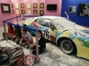 Activists attack Andy the Warhol BMW M1 Art Car with flour, to ring the alarm on climate change issues