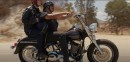 Ed Sheeran on Harley Davidson