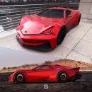 Toyota GR Celica revival rendering by disander_concepts